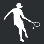 motif tenniswoman