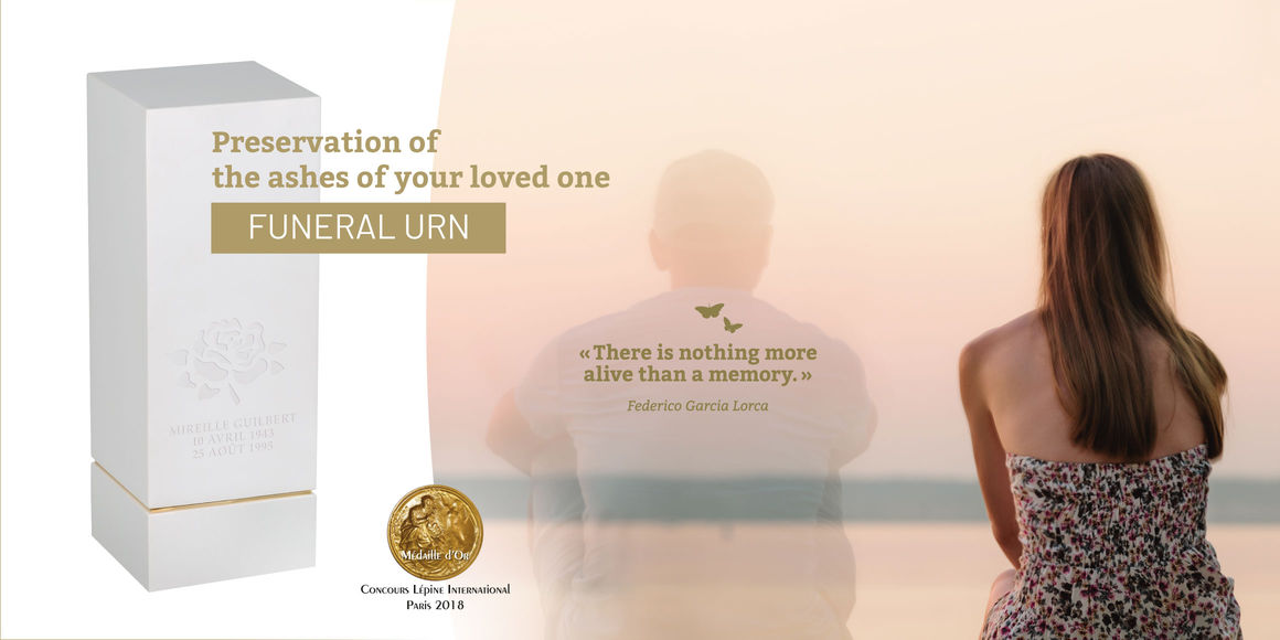 Funeral Urn, gold medal Concours Lépine 2018