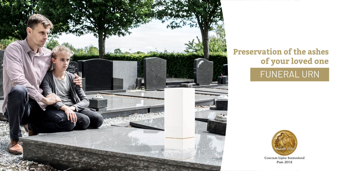 Funeral Urn, gold medal Concours Lépine 2018